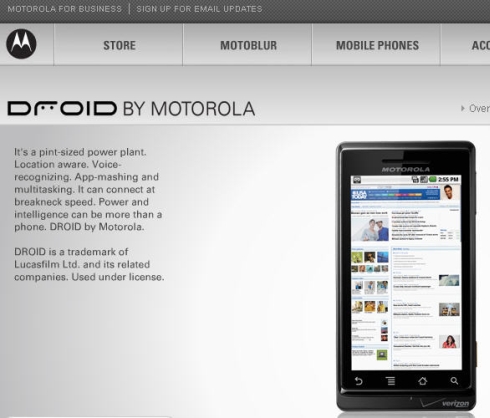 Verizon-Motorola-Droid-site