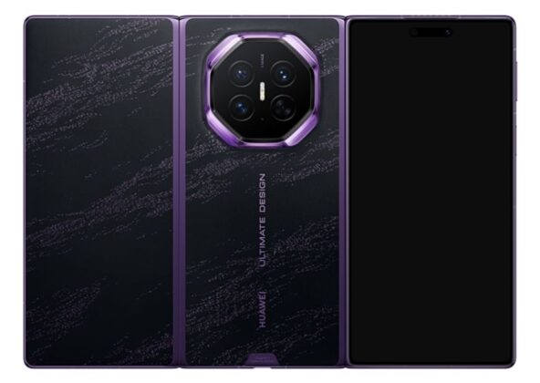 Promotional render of the HUAWEI Mate XT 2 tri-fold phone