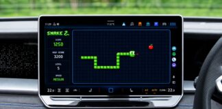 Xtream Player interface on an Android Auto display