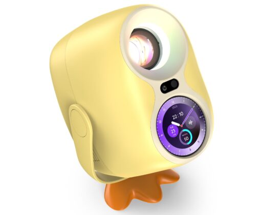 Acer C350e projector with its rotating stand