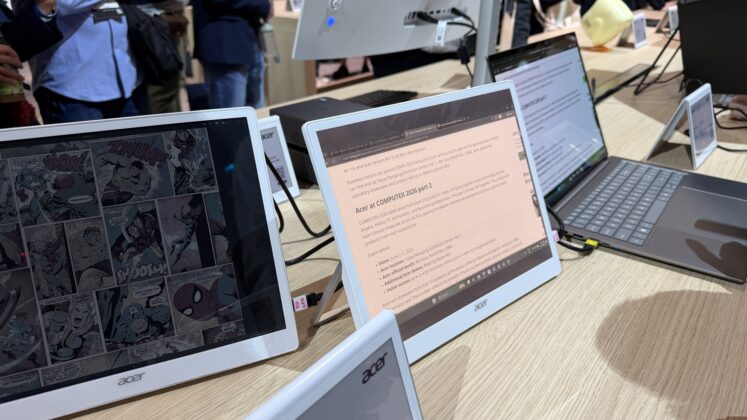 Acer technology hardware on display