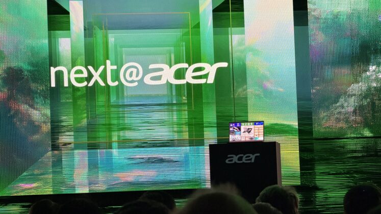 Acer device display at the Berlin showcase