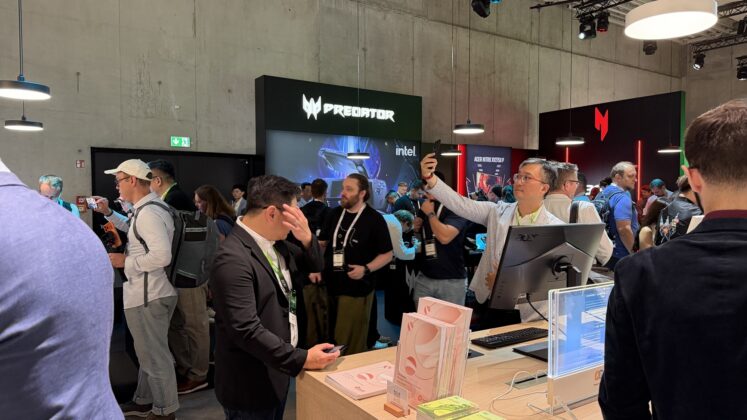 Acer devices at an IFA 2026 preview event