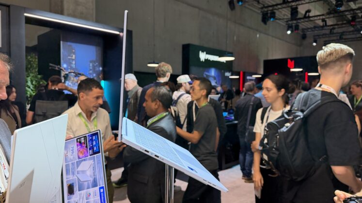 Acer hardware displayed at next@acer 2026