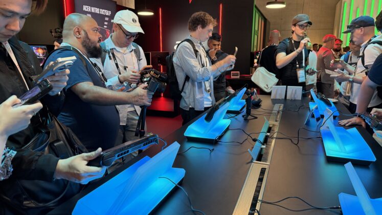 Acer devices on display in Berlin