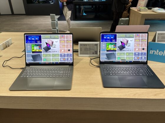 Acer Swift Air laptop in a colored finish