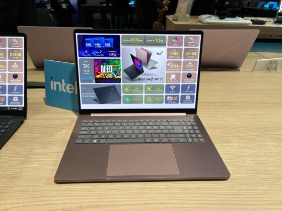 Acer Swift Air 14 thin aluminum chassis
