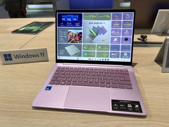 Acer Swift Air 16 laptop at IFA 2026