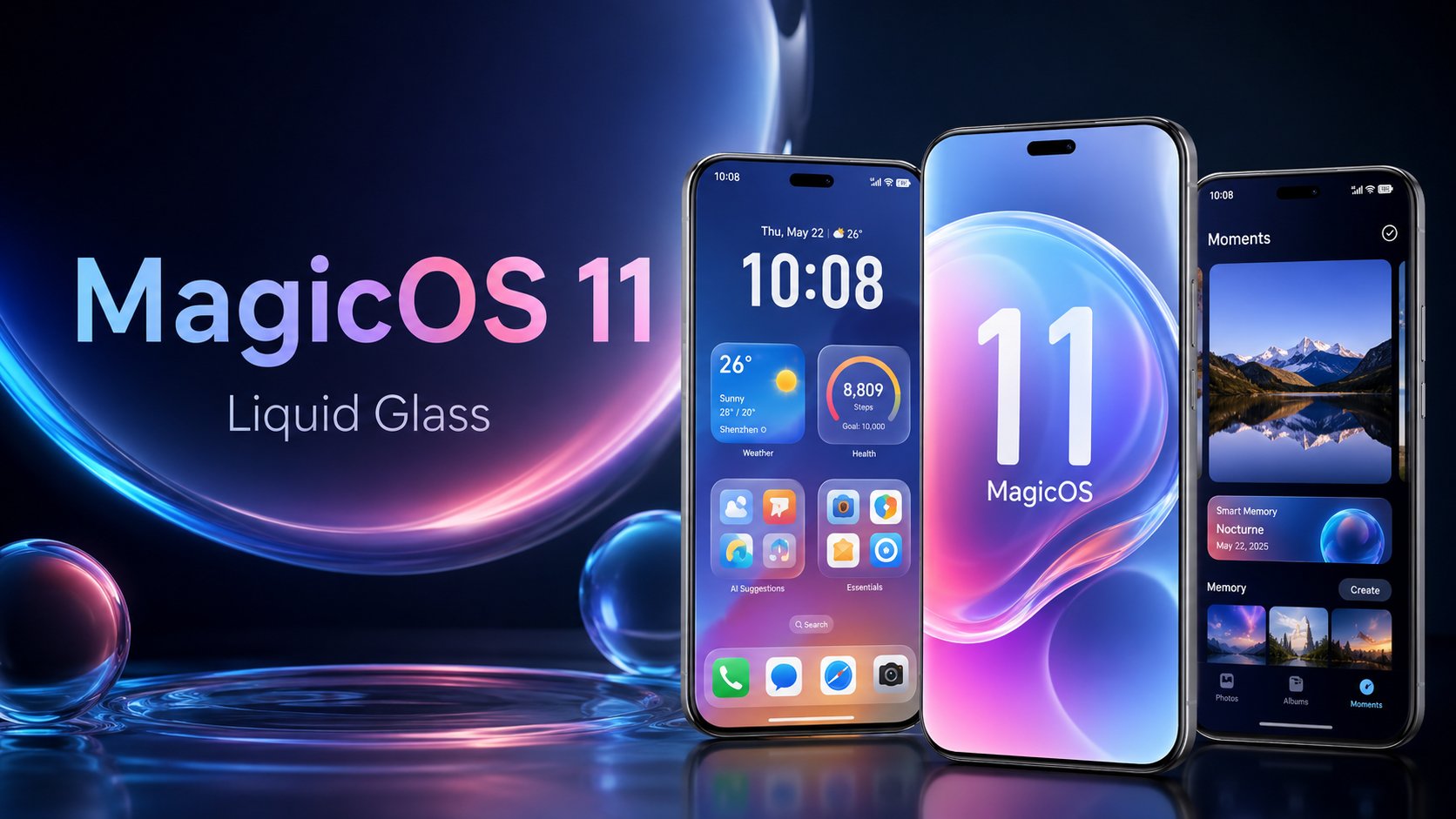 429429 HONOR MagicOS 11 promotional interface image
