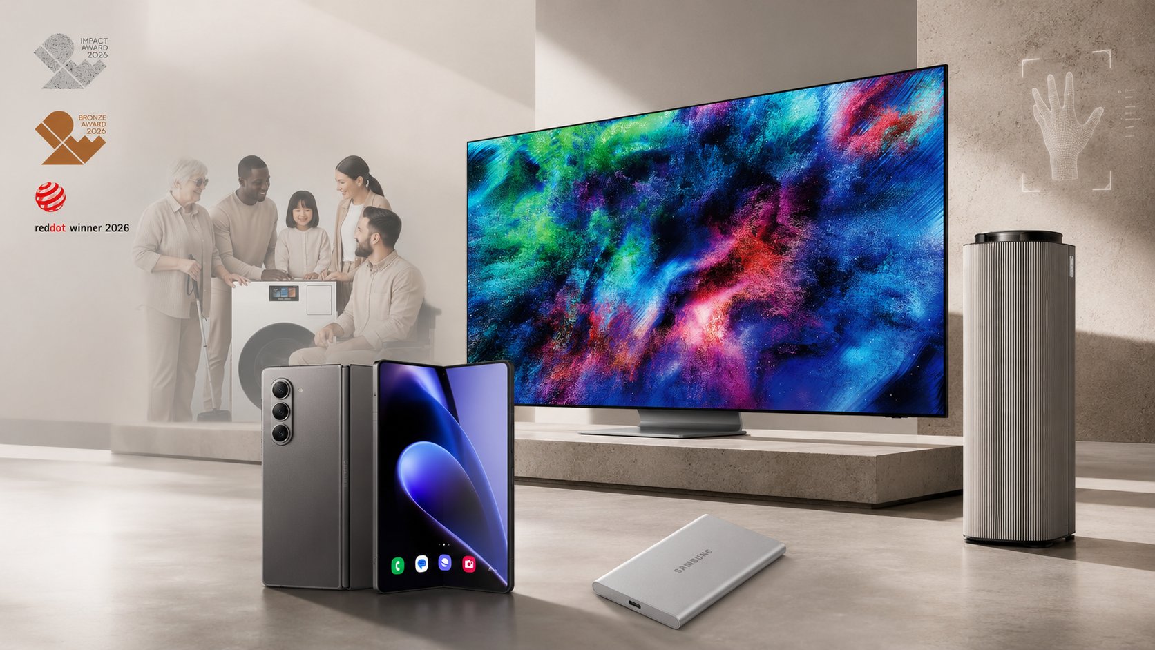429454 Samsung Earns 57 IDEA and Red Dot Design Awards, With Privacy Display Taking Top Red Dot Honor