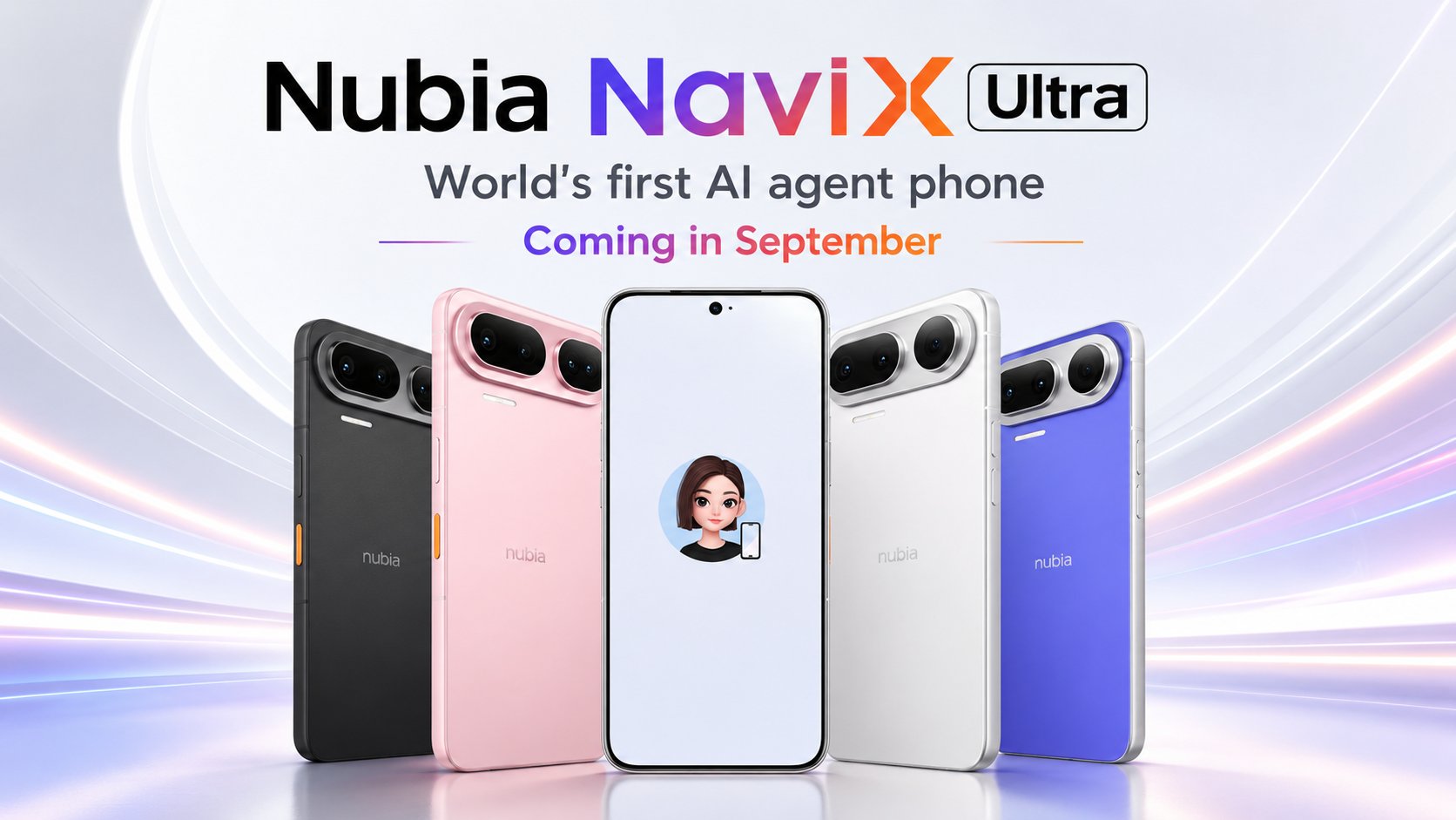 429460 Nubia NaviX Ultra smartphone shown in promotional imagery