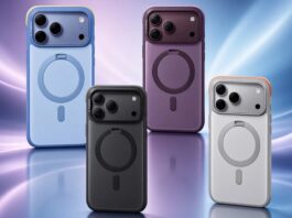 Torras case-listing render showing an alleged iPhone 18 Pro in several color options.