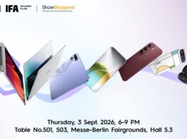Promotional image for Tecno’s IFA 2026 product announcement.