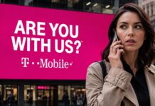 T-Mobile Reportedly Gave US Authorities Six Months of a Journalist’s Phone Metadata T-Mobile branding displayed on a storefront sign