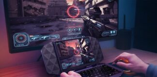 Acer Project DualPlay Mini gaming handheld concept displayed at IFA 2026.