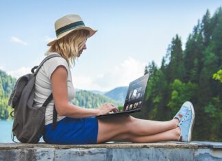 Acer Swift Air 16 Updated With Intel Core Series 3 Chips and 120Hz OLED Option Acer Swift Air 16 laptop shown open, highlighting its large display and thin chassis.