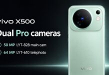 vivo X500 Camera Details Confirmed: 50MP LYTIA-828 Main Sensor and 64MP Telephoto vivo X500 smartphone image