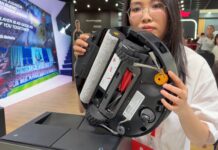 Roborock Saros 20 Flow Complete brings 36,000Pa suction and 4.5cm threshold climbing to IFA 2026 Roborock Saros 20 Flow Complete robot vacuum displayed at IFA 2026