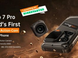 RugOne Xsnap 7 Pro rugged smartphone with its detachable magnetic action camera