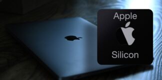 MacBook displaying macOS software information related to Intel app compatibility