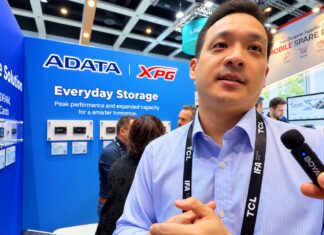ADATA Shows NFC-Locked Portable SSD as AI Servers Drive Memory Demand ADATA products displayed at the company’s IFA 2026 booth