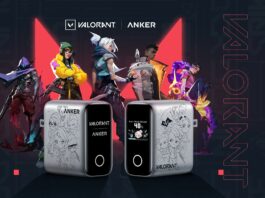 Anker Laptop Charger Pro VALORANT Limited Edition with its integrated Smart Display