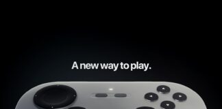 Illustration accompanying a report about two possible Apple game controllers referenced in macOS code.