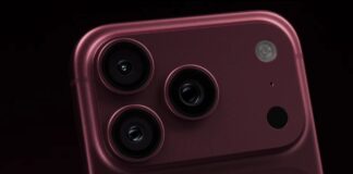Apple iPhone 18 Pro shown from the rear, highlighting its camera array and two-tone back panel.