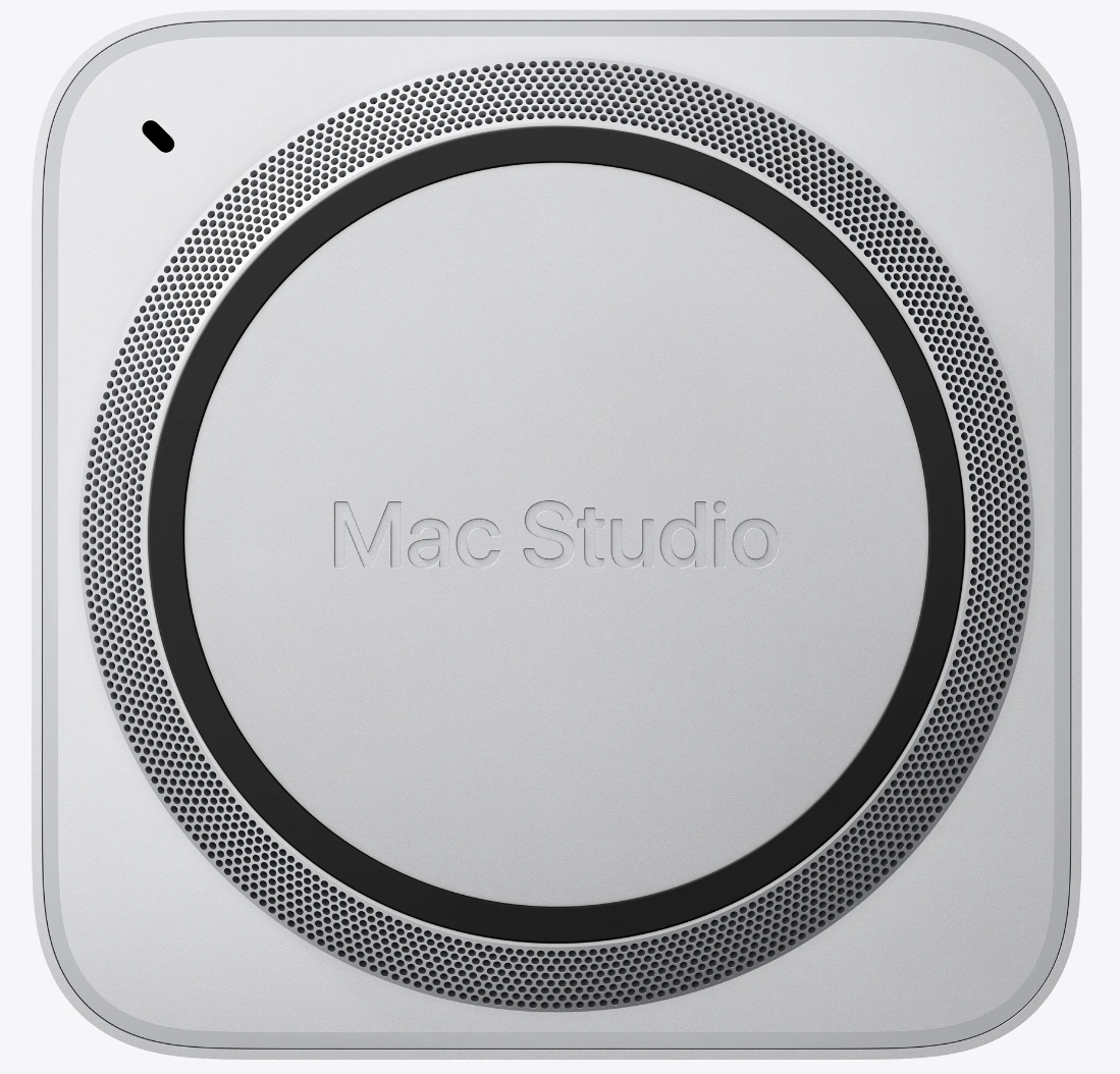 Apple Mac Studio compact desktop computer