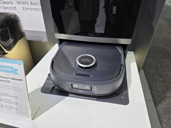 eufy Omni C28 robot vacuum and docking station