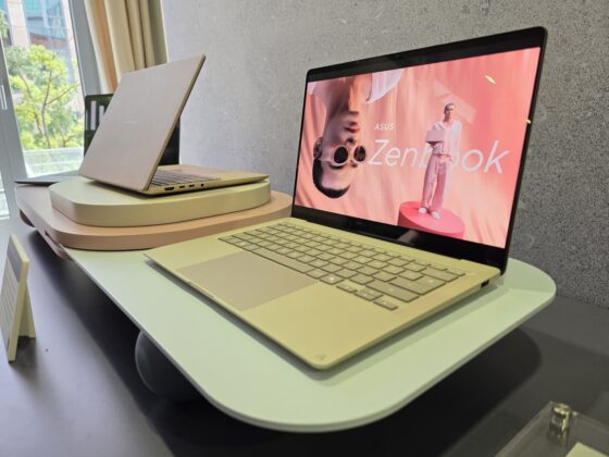 ASUS Ceraluminum material demonstration at IFA 2026