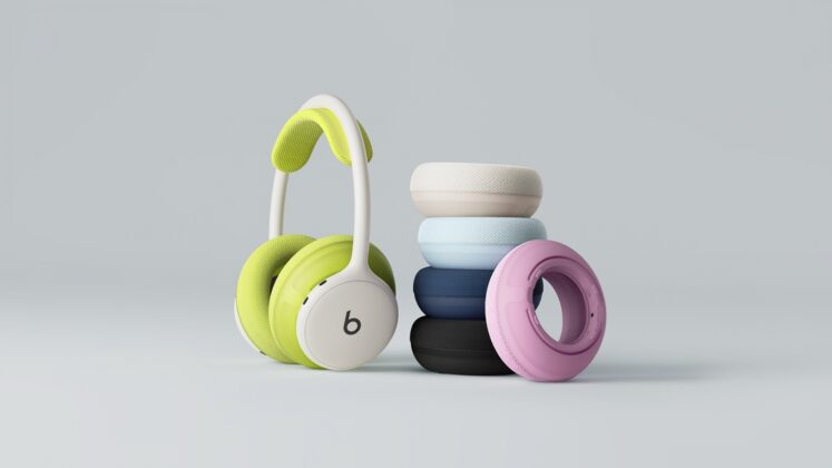 Beats 360 wireless headphones shown from another angle.