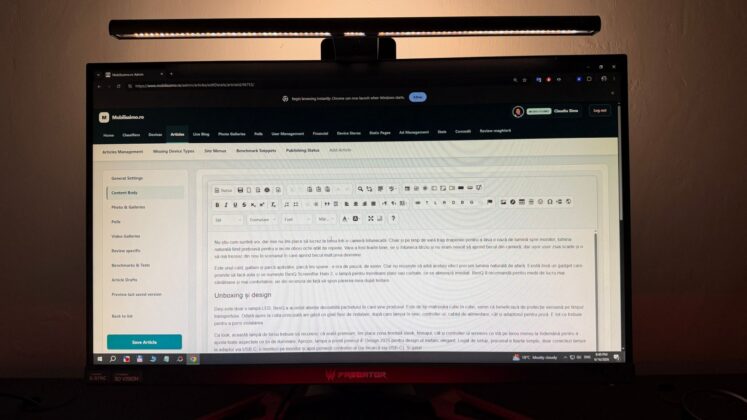 BenQ ScreenBar Halo 2 Review: Dual-Sided Monitor Light Adds Adjustable Task and Bias Lighting