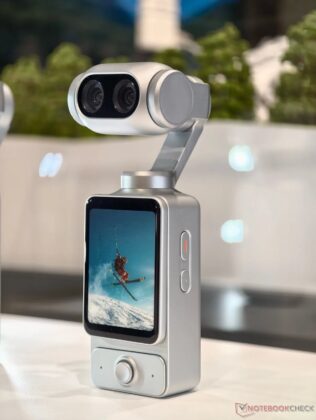 Dreame compact gimbal camera concept displayed at IFA 2026
