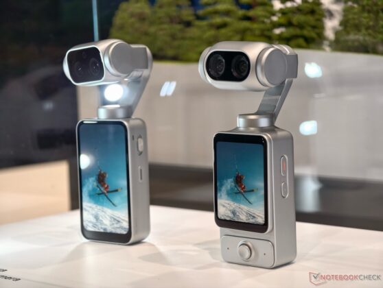Close view of Dreame's compact motorized gimbal camera concept