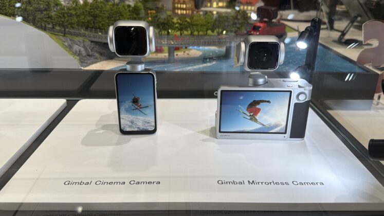 Dreame gimbal camera prototype displayed at IFA 2026.