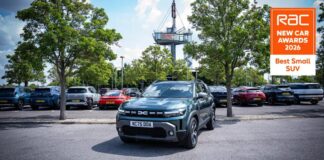 Dacia Duster small SUV viewed from the front