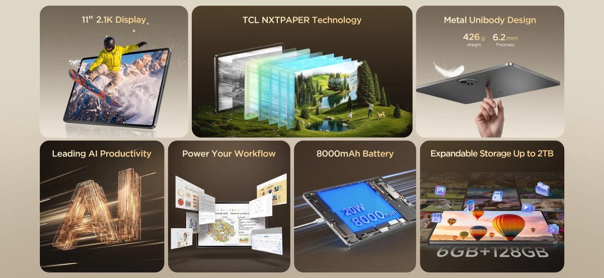 TCL Brings Four TAB A1 Tablets, Kids Watch K5 and Tbot Concept to IFA 2026
