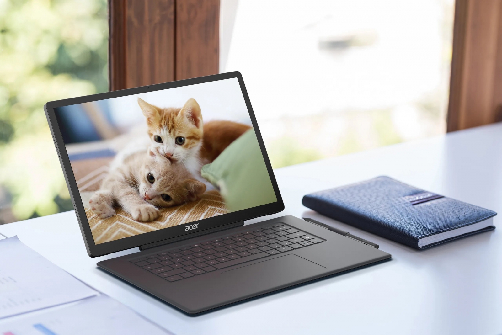Acer Iconia X14 tablet with its 14-inch OLED display