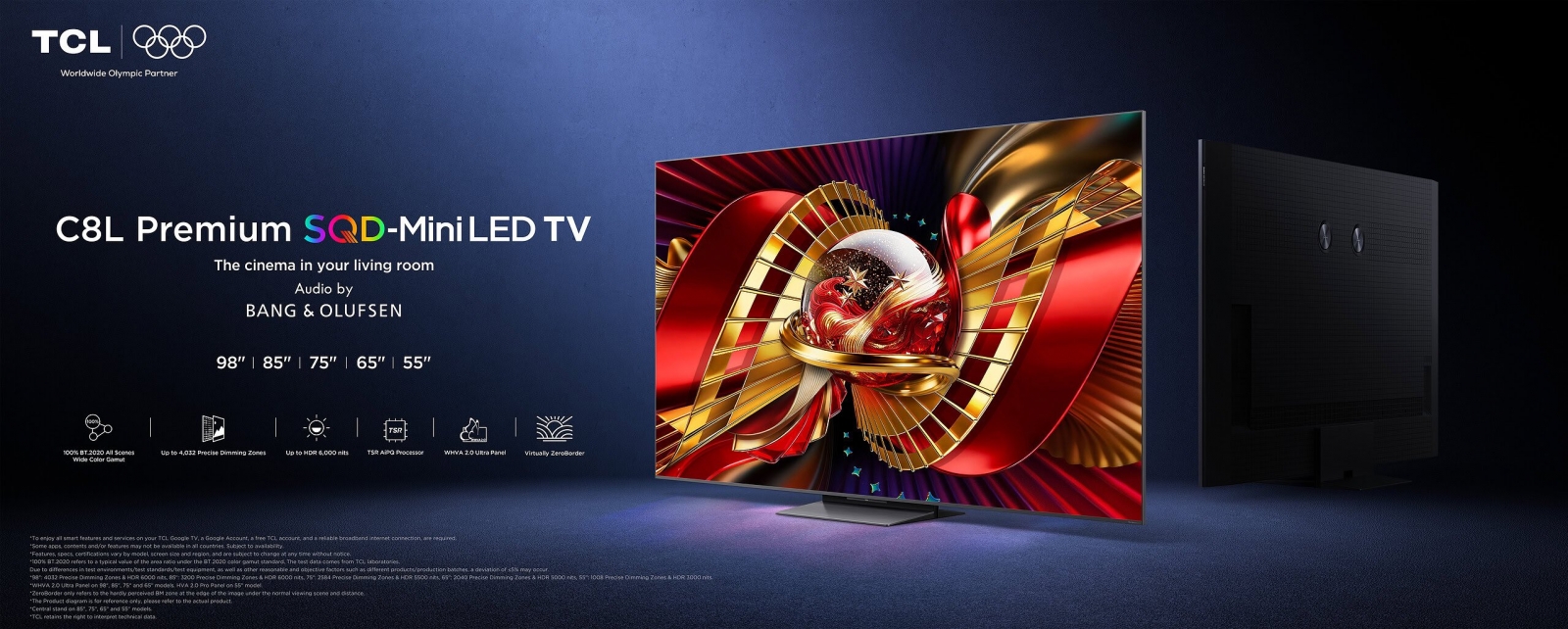 TCL RGB-Mini LED television promotional image