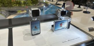 Dreame motorized gimbal camera concept displayed at IFA 2026.