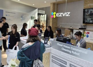 EZVIZ Expands Beyond Security Cameras at IFA 2026 With AI Hub, Steam-Cleaning Robot and Wearables EZVIZ IFA 2026 showcase featuring smart-home, security and wearable products