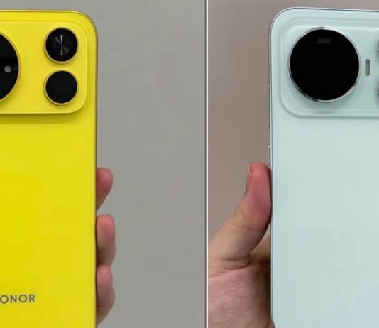 Purported leaked image of an HONOR Magic 9-series phone with a circular rear camera module