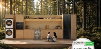 Gorenje EcoVadis Platinum sustainability display at the company’s IFA 2026 stand