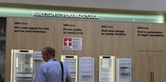 Gorenje refrigerator display at IFA 2026 in Berlin