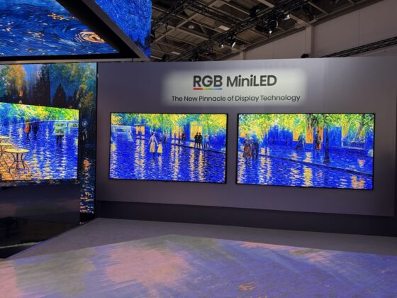 Hisense television lineup at the IFA 2026 exhibition