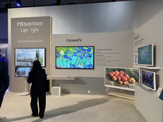 Hisense RGB MiniLED television demonstrating vivid color