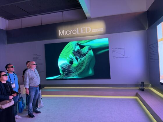 Hisense RGB MiniLED television shown from the front