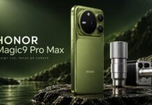 HONOR Magic9 Pro Max Design Revealed With 200MP Periscope Camera and ARRI Branding HONOR Magic9 Pro Max promotional image showing the phone’s rear camera design