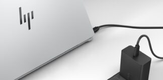 HP OmniBook laptop shown with NVIDIA RTX Spark branding